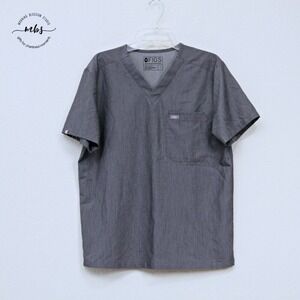 NWT Figs Leon Three Pocket Scrub Top, Axiom 2.0 Cargo Pants Set Gray Men M